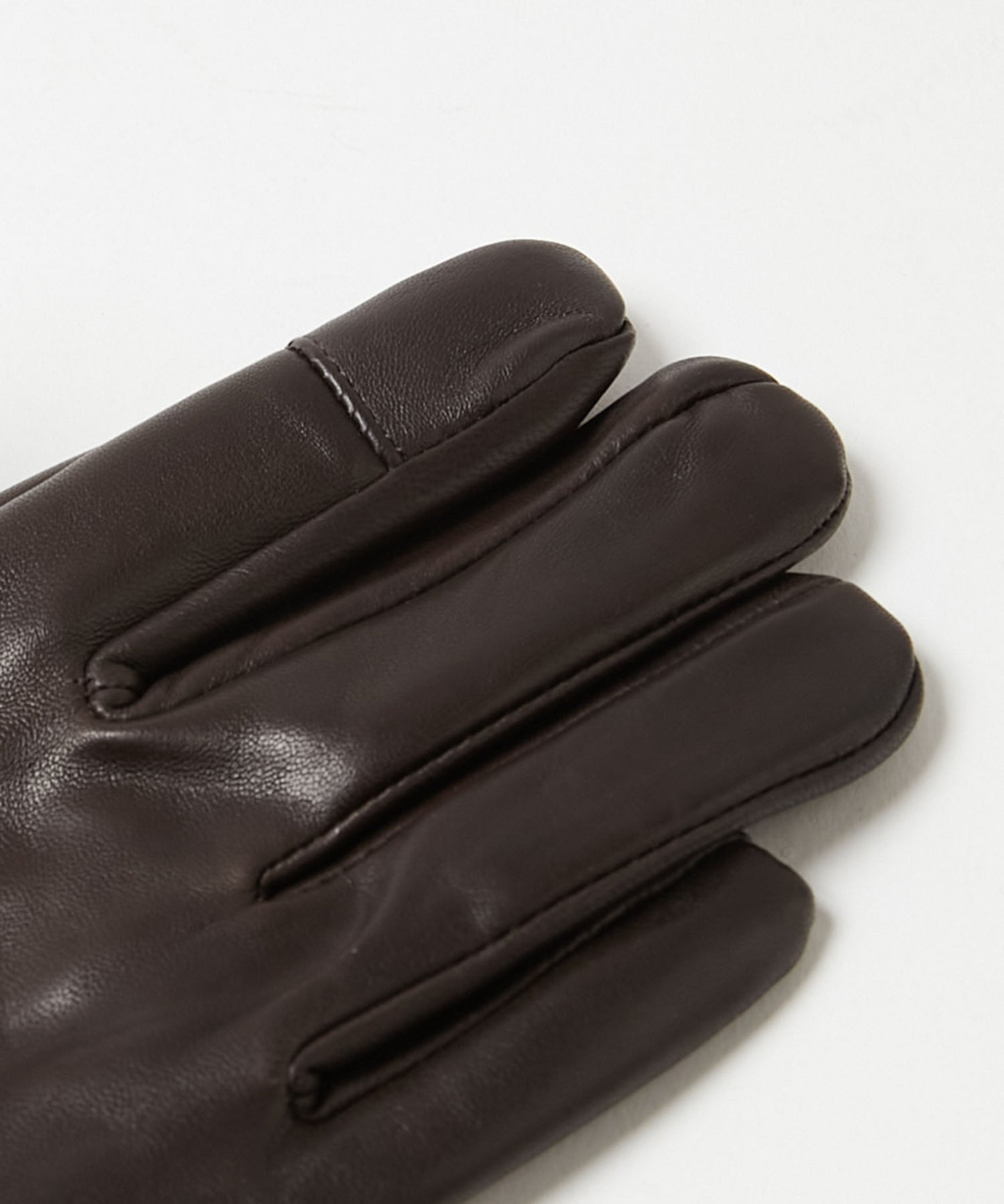 ＜MEN＞【タッチパネル対応】羊革×マイクロボア ベルト付き手袋（KHM-1045）