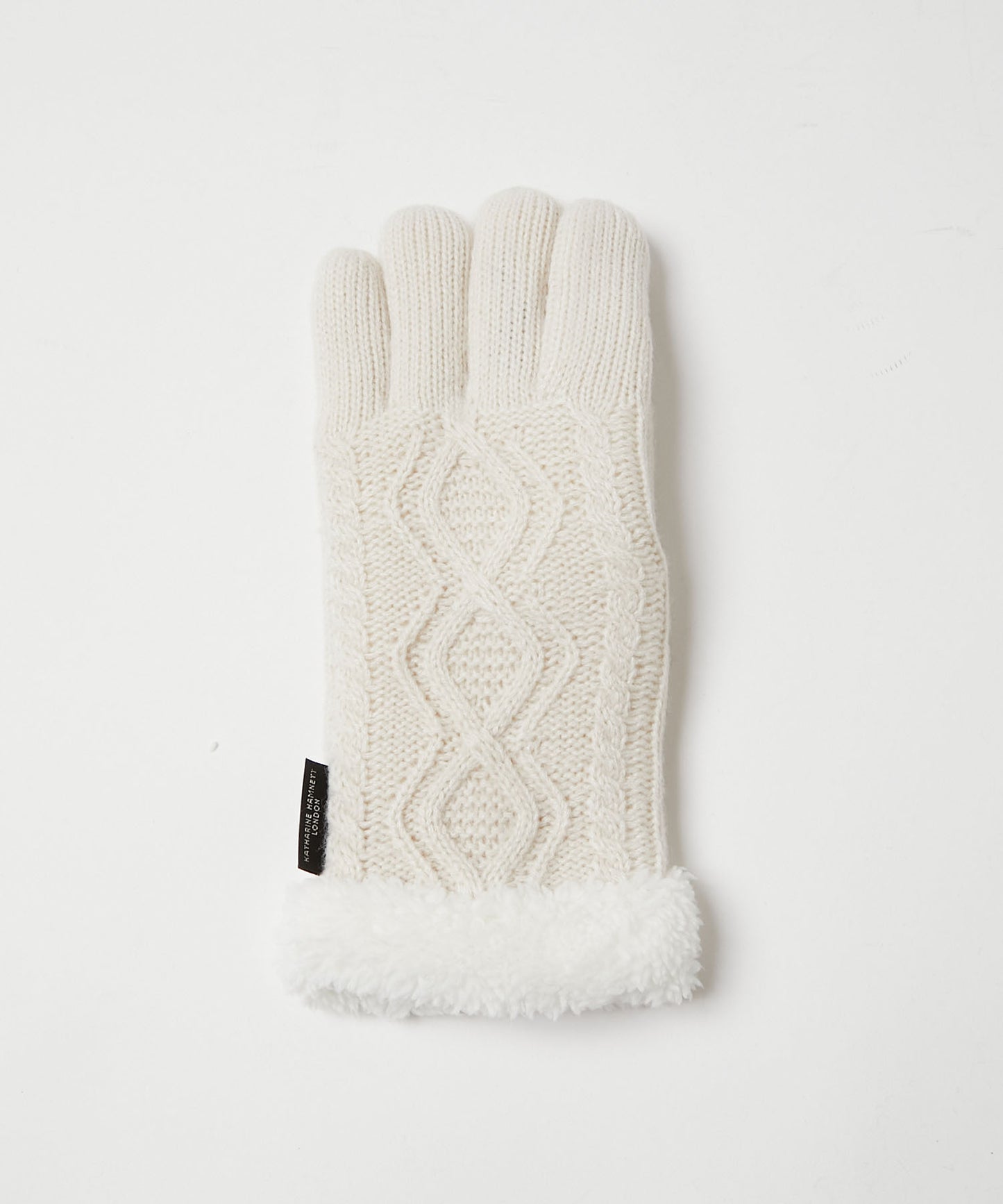 ＜WOMEN＞アラン柄 手袋（KHW-240945）