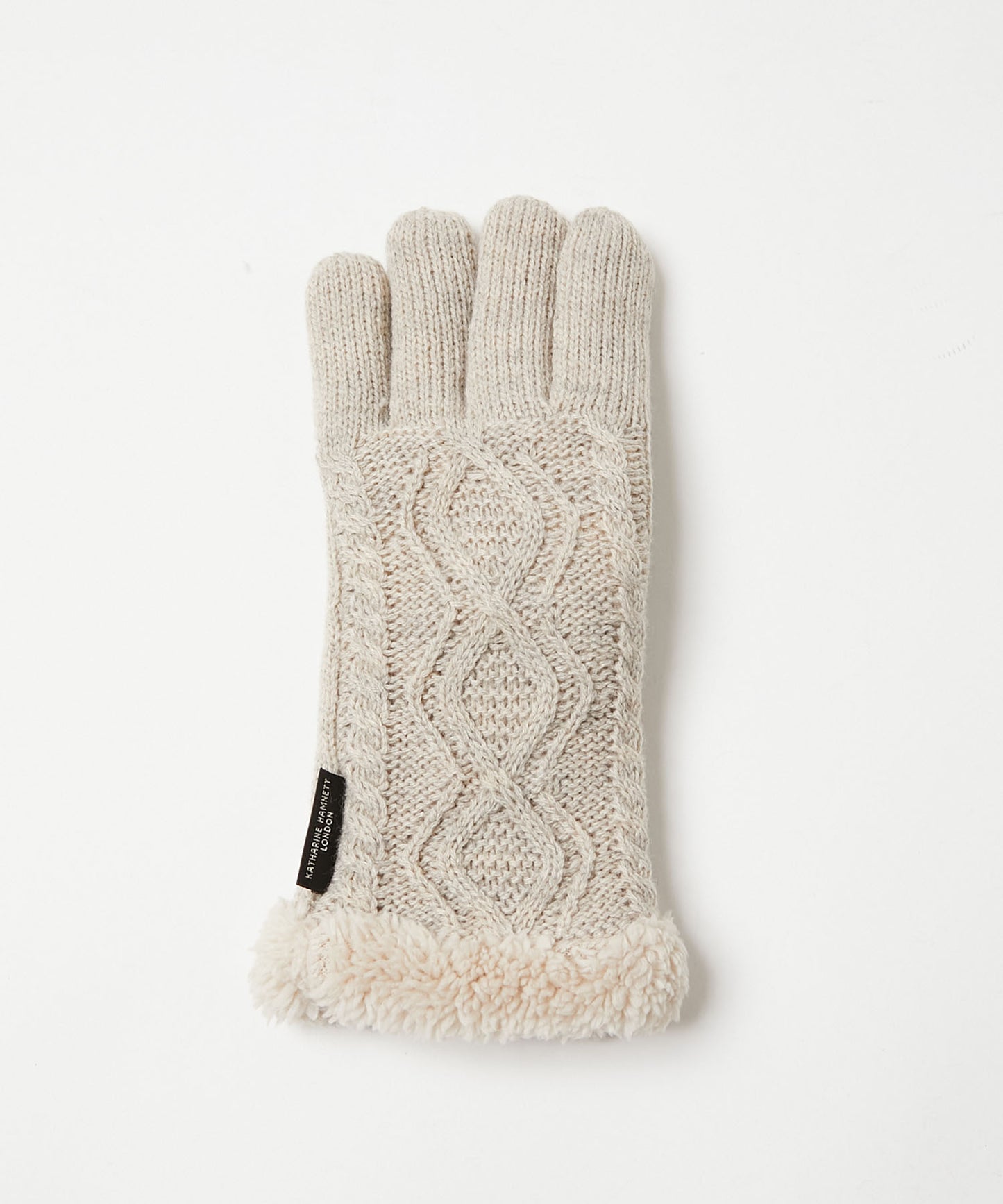 ＜WOMEN＞アラン柄 手袋（KHW-240945）