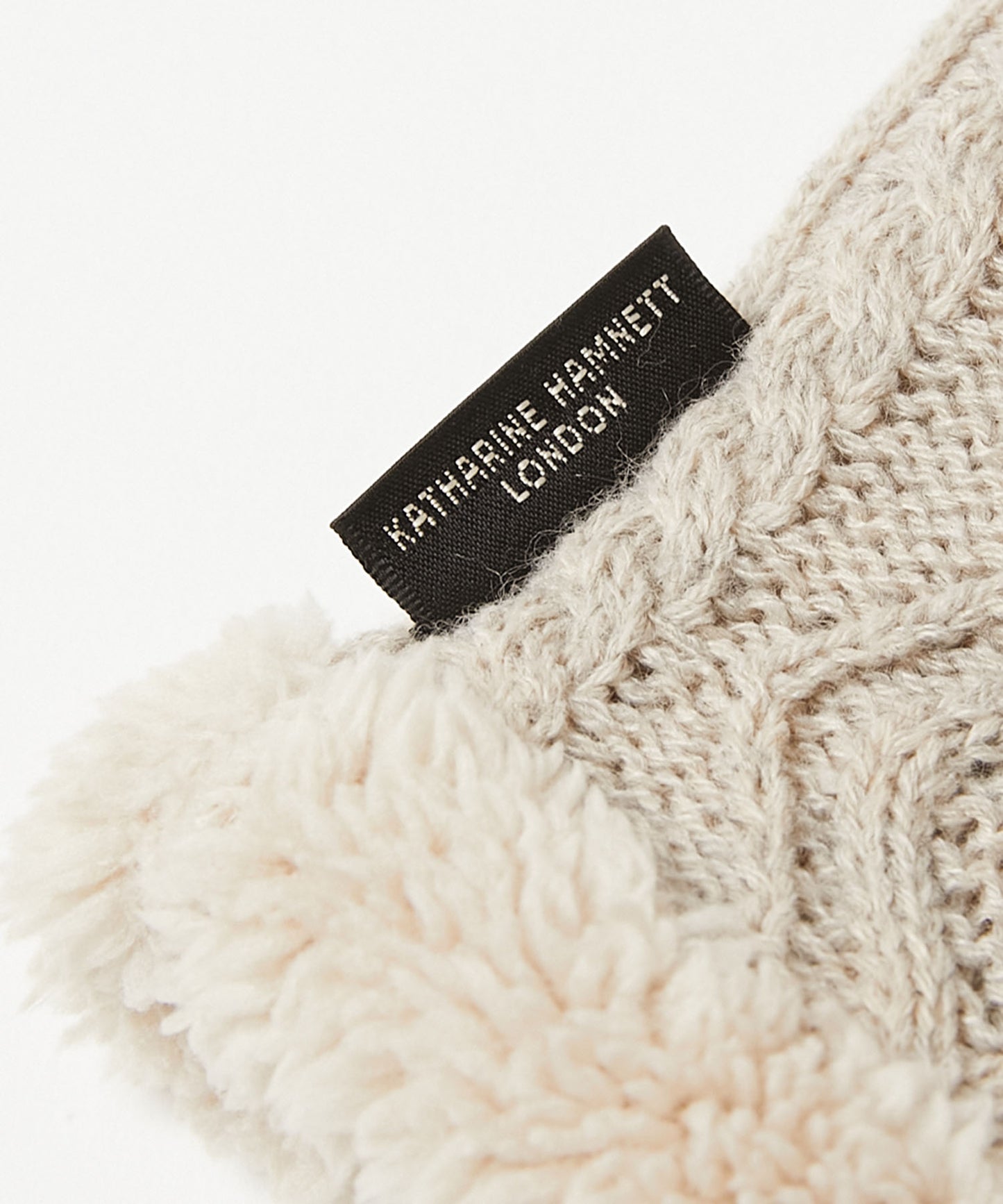 ＜WOMEN＞アラン柄 手袋（KHW-240945）