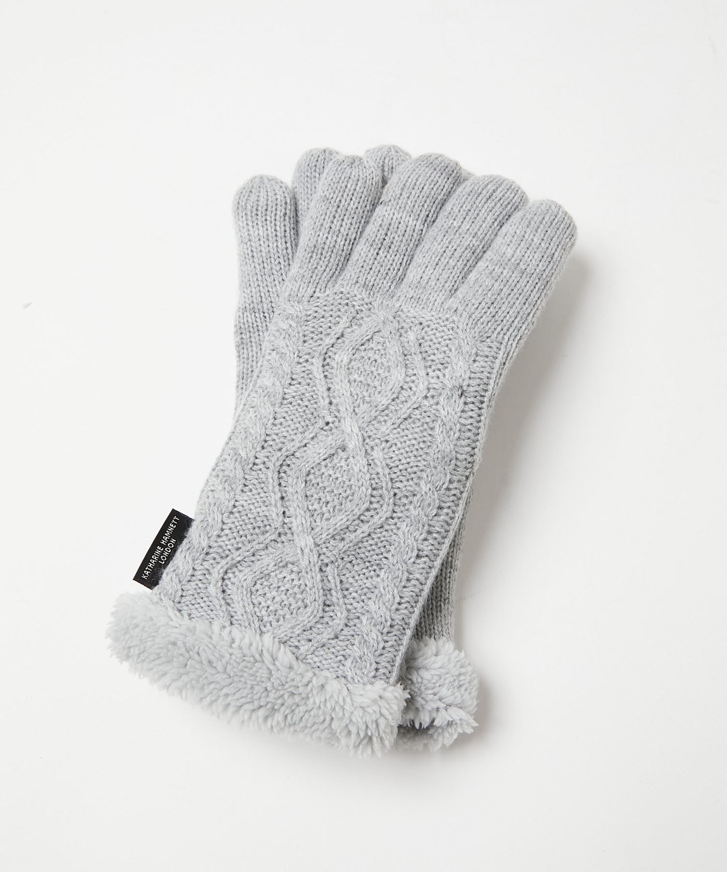 ＜WOMEN＞アラン柄 手袋（KHW-240945）