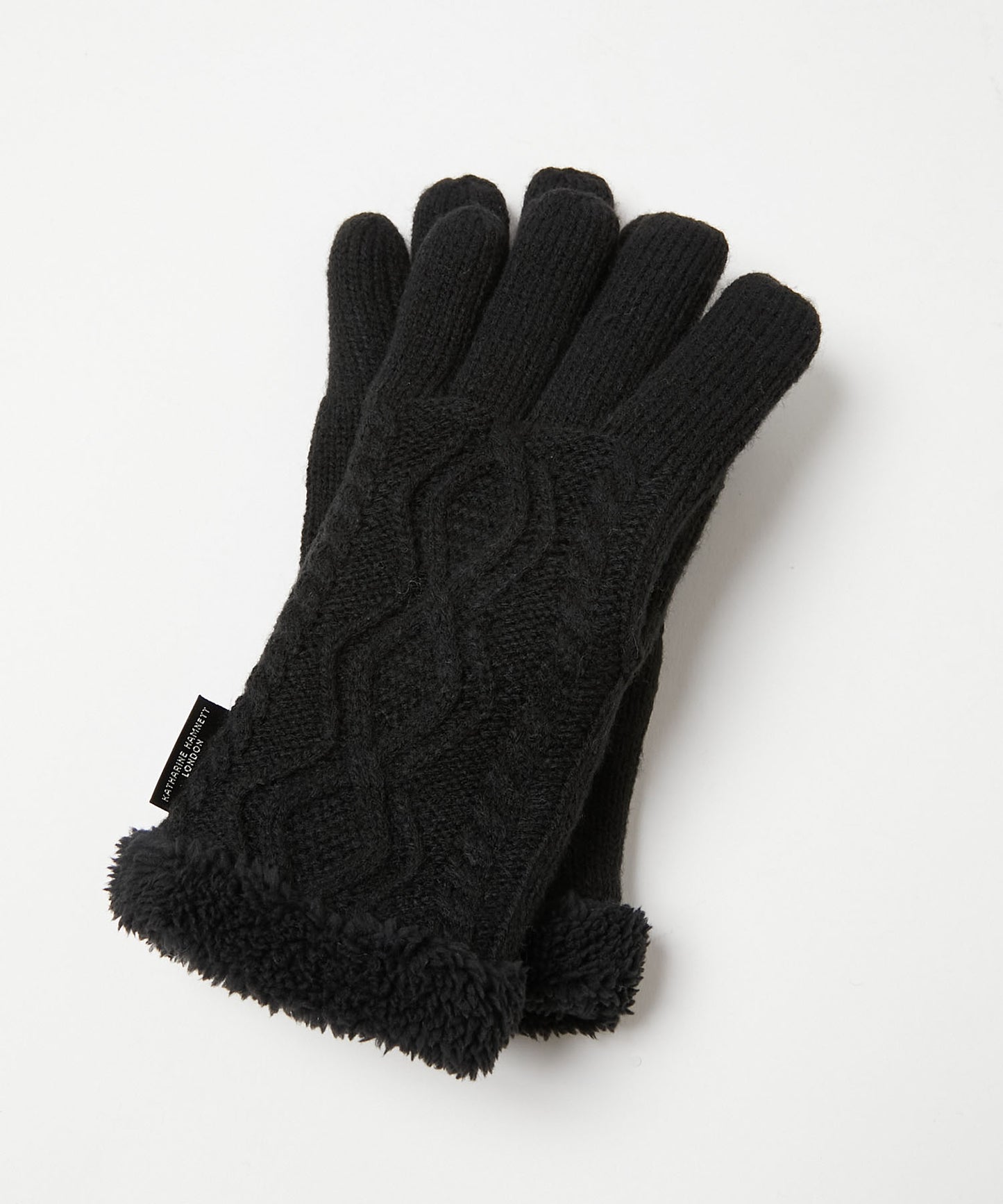 ＜WOMEN＞アラン柄 手袋（KHW-240945）