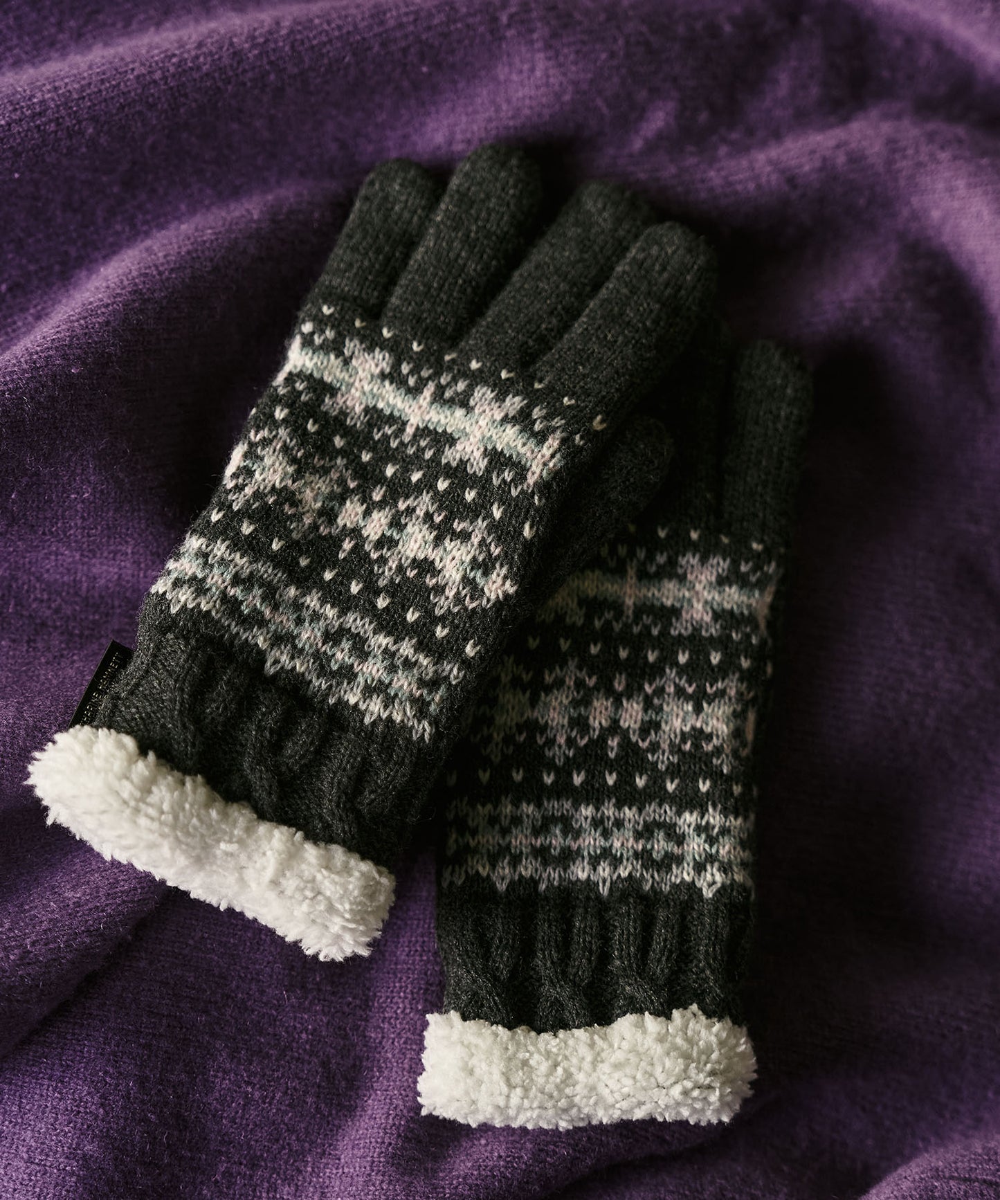 ＜WOMEN＞ノルディック柄 手袋（KHW-2530245）