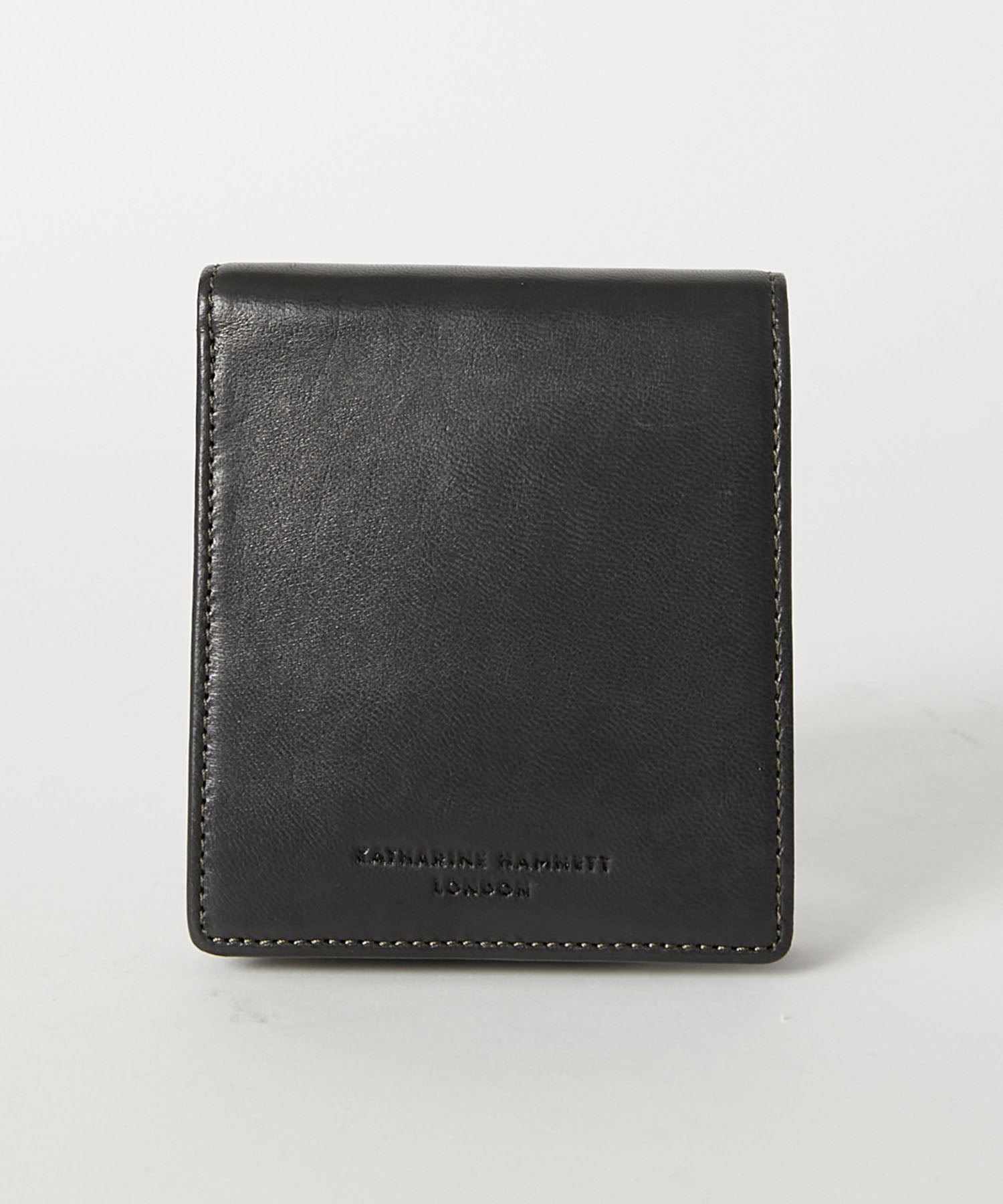 KATHARINE HAMNETT LONDON】BUMP 縦型二つ折り財布（490-52302）