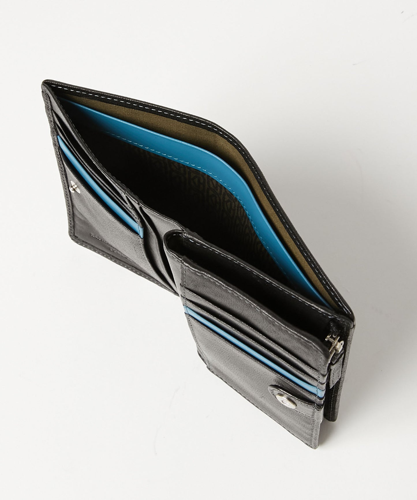 ＜MEN＞ BUMP L字ファスナー二つ折りミドルウォレット（490-52305）