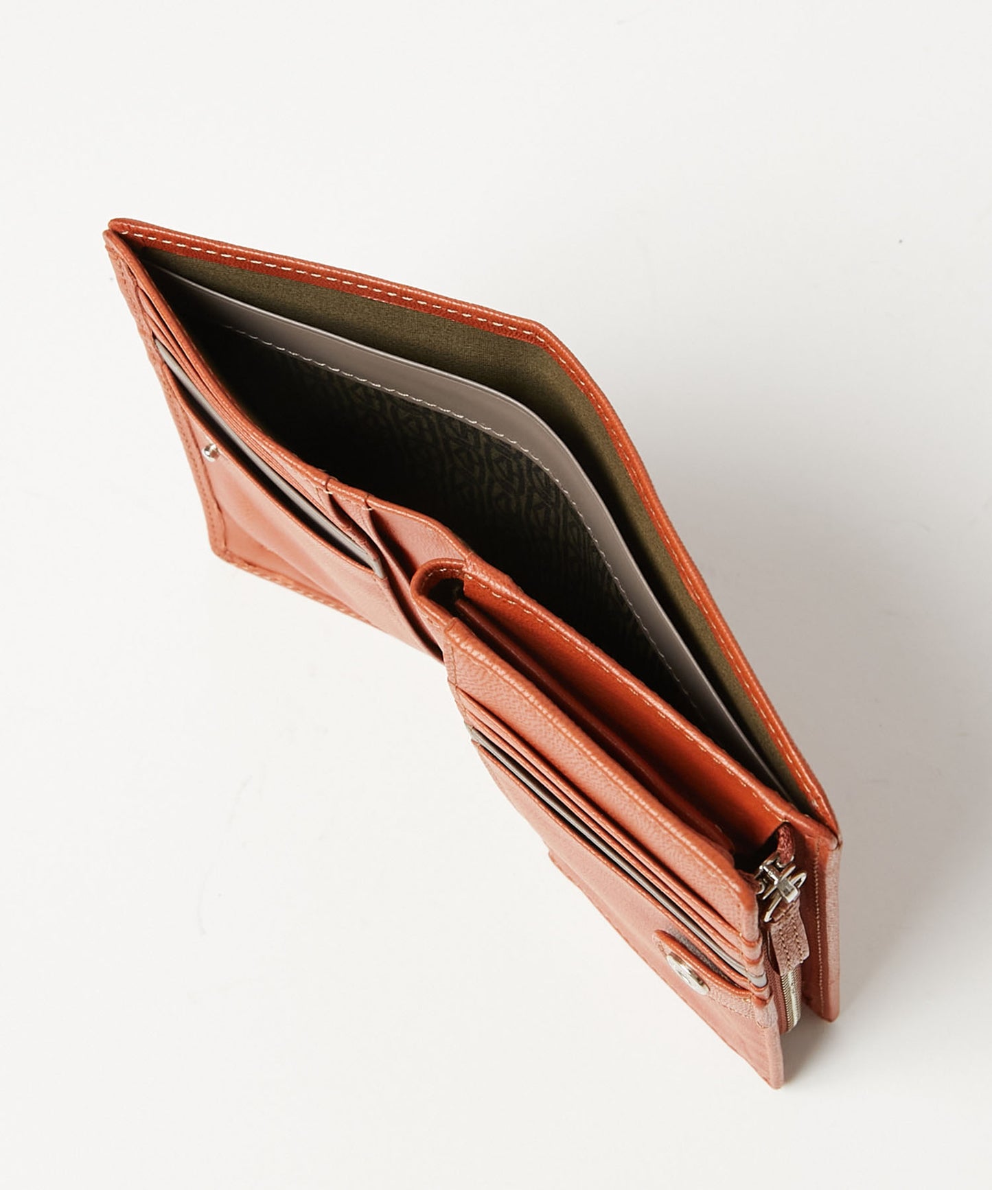 ＜MEN＞ BUMP L字ファスナー二つ折りミドルウォレット（490-52305）