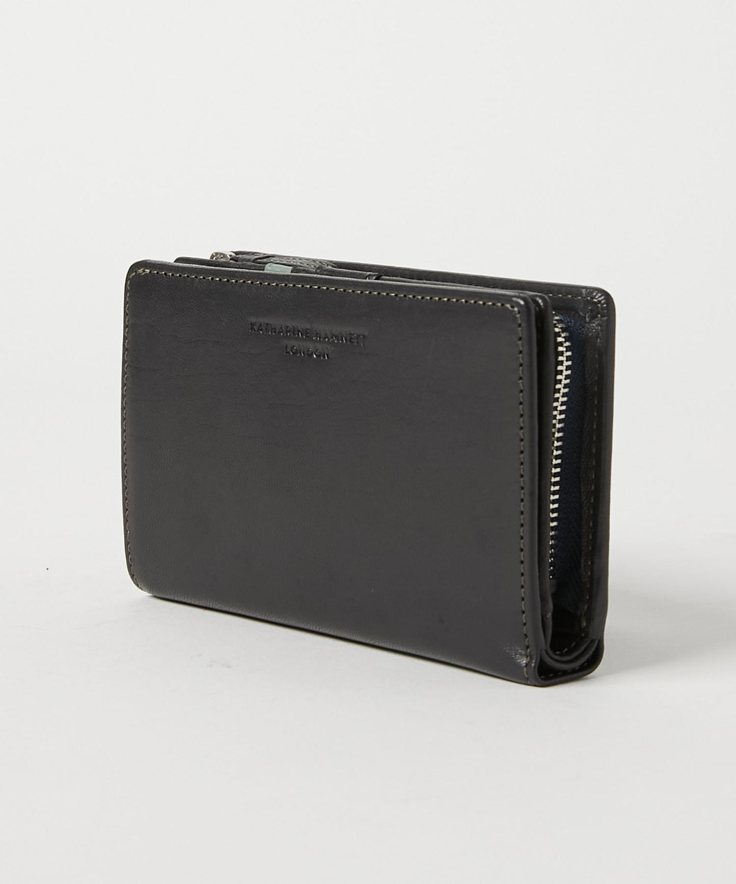 ＜MEN＞ BUMP L字ファスナー二つ折りミドルウォレット（490-52305）