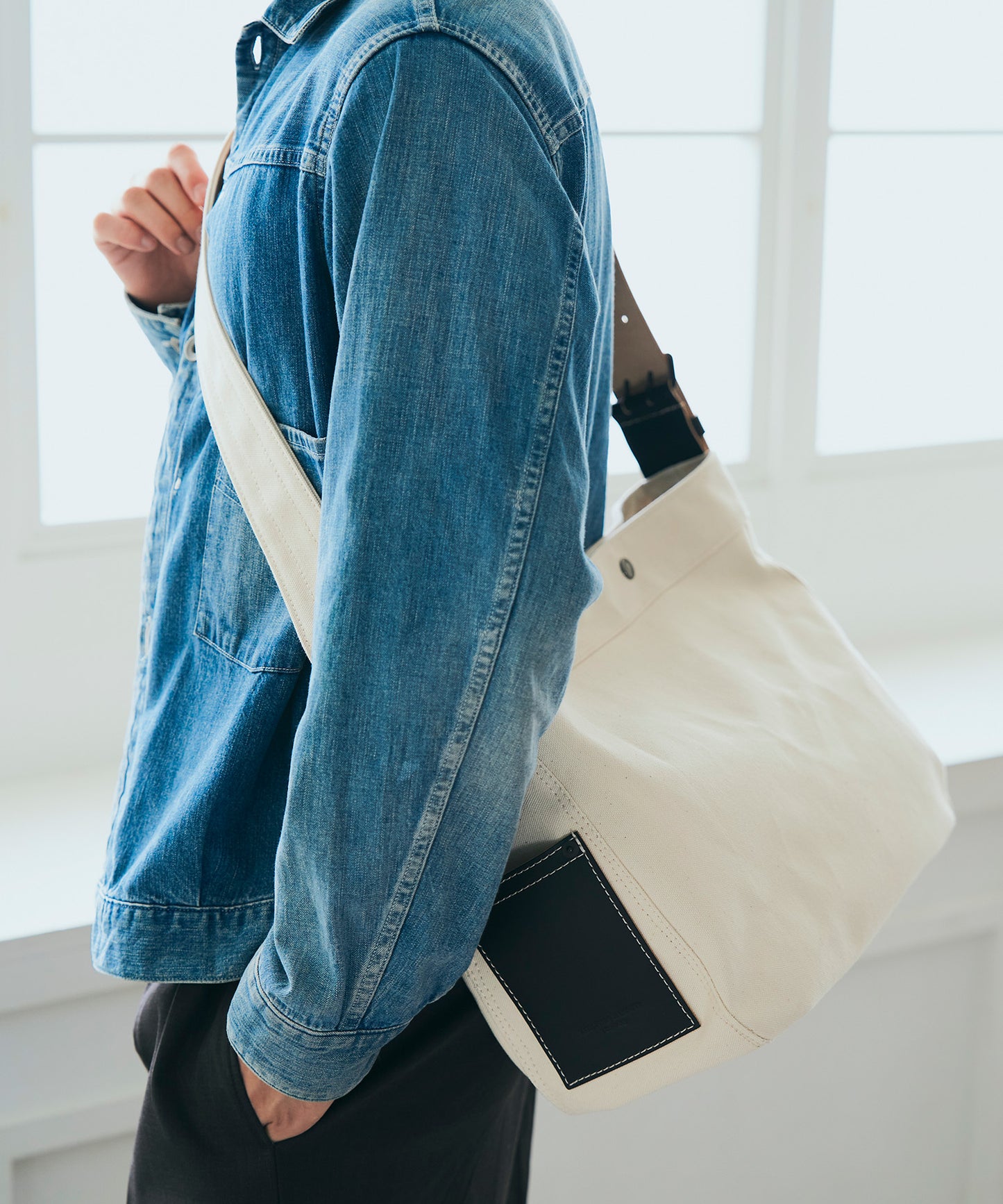 ＜UNISEX＞ 【日本製】尾道帆布 /児島帆布 ショルダーバッグ