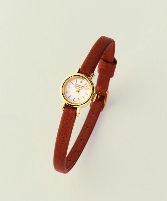 ＜WOMEN＞ Small Round leater Watch（KH781104）