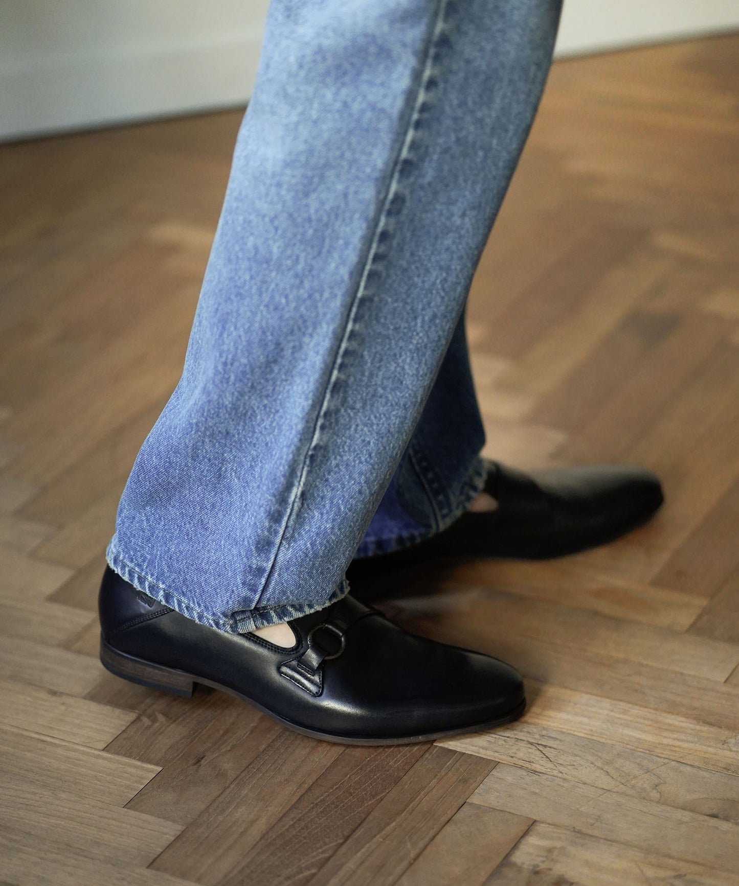 ＜MEN＞ スムースレザースリッポン "THE EXPLORER"