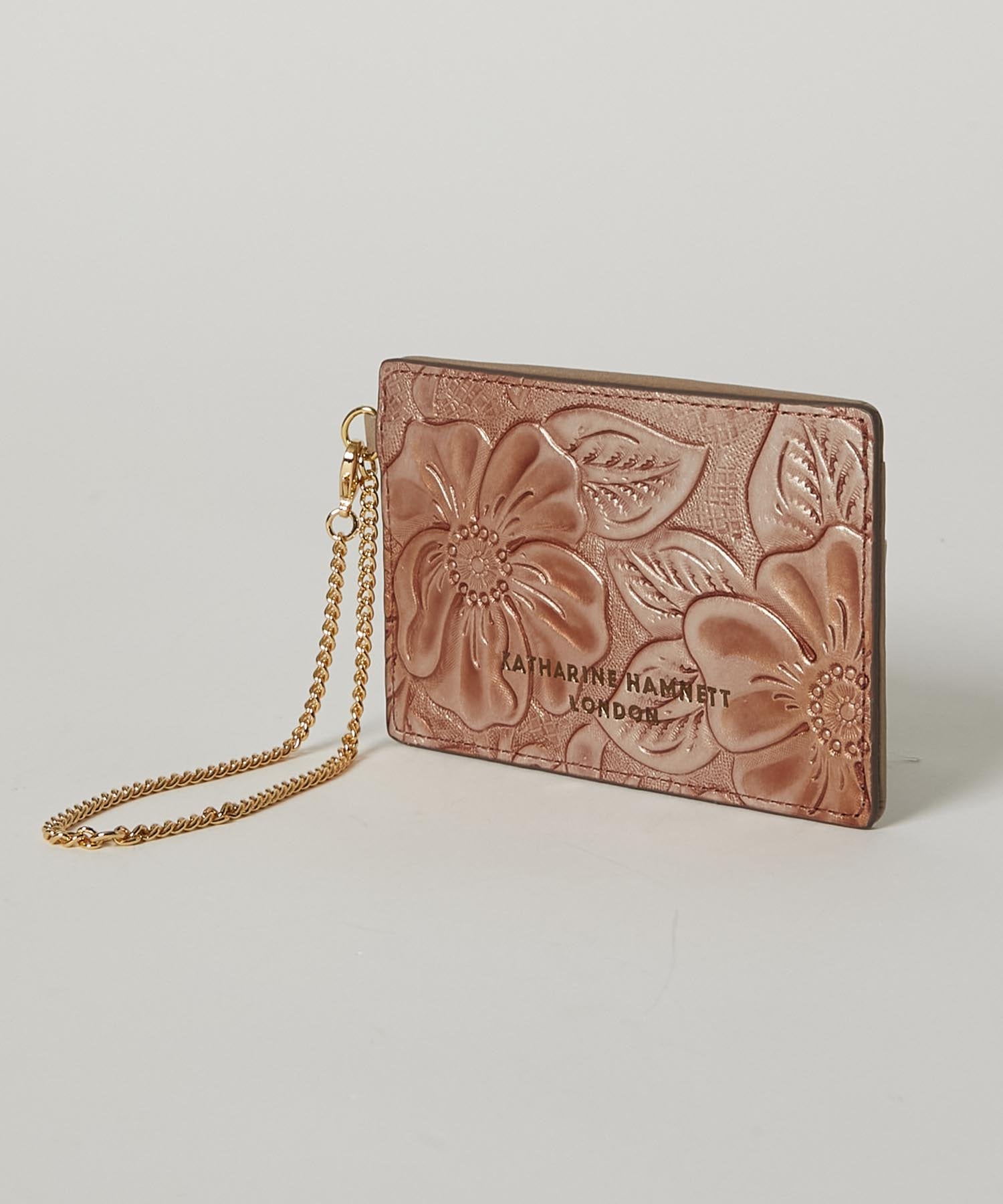 【新品未使用】KATHARINE HAMNETT サイズ表記26 KATHARINE HAMNETT LONDON】BLOOM パスケース（K60119）