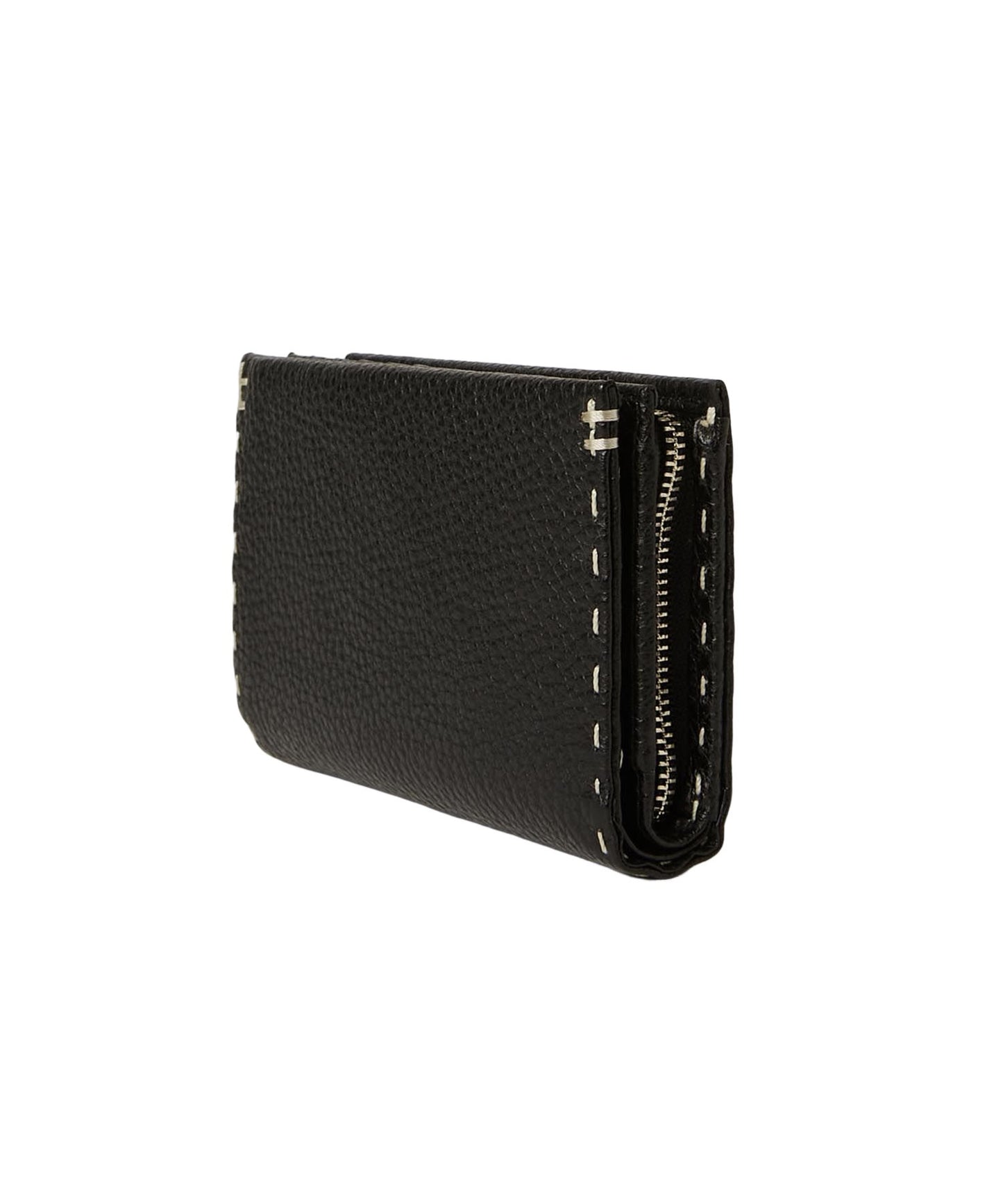 【10%OFF】＜UNISEX＞【WEB限定】STITCHED L ZIP MIDDLE WALLET