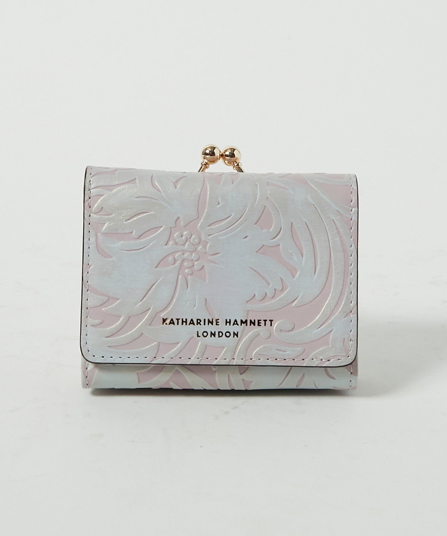 KATHARINE HAMNETT LONDON】 NADESHIKO 三つ折り コンパクトウォレット（K60009）