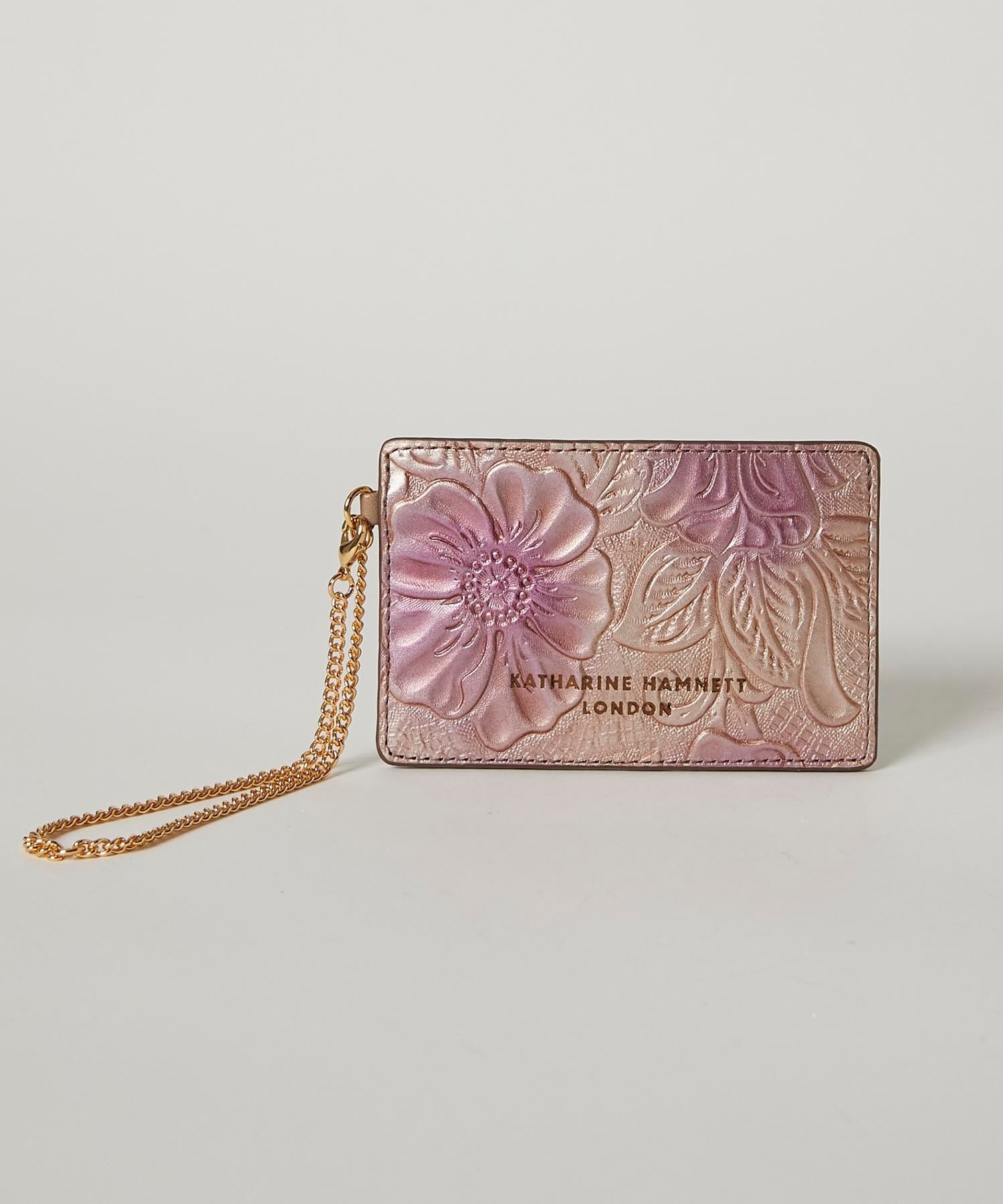 KATHARINE HAMNETT LONDON】BLOOM パスケース（K60119）