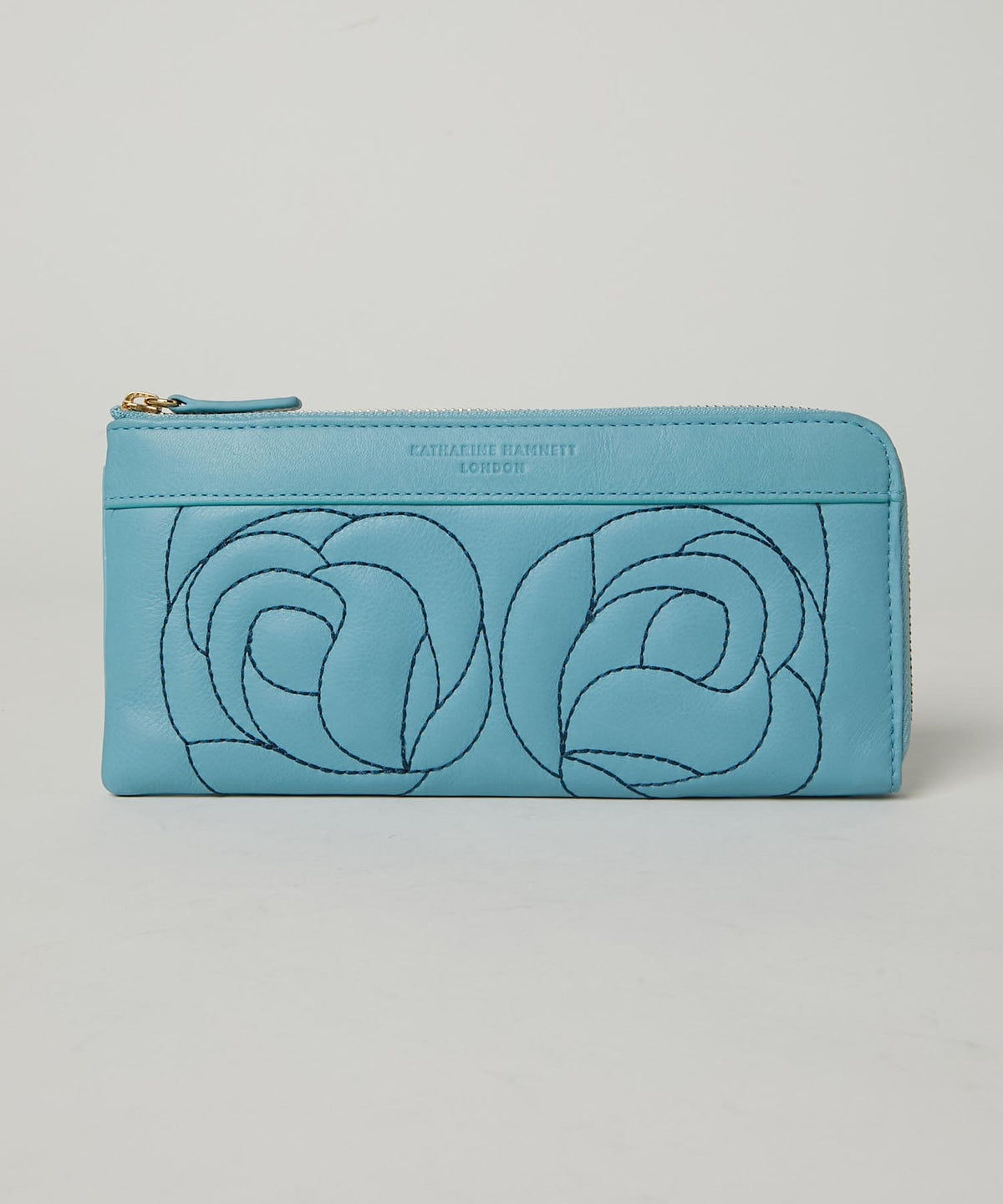 KATHARINE HAMNETT LONDON】ROSE STITCH L字ファスナー ロング 